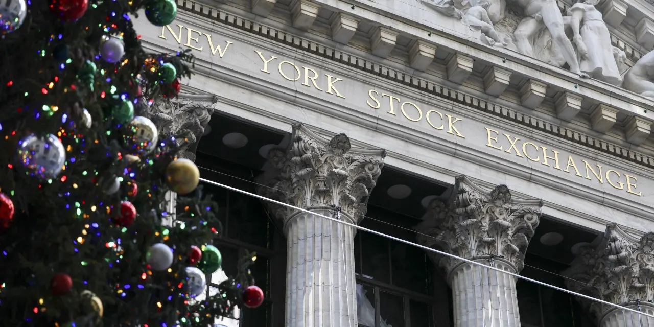 U.S. stock futures little changed ahead of year’s last full week of trading