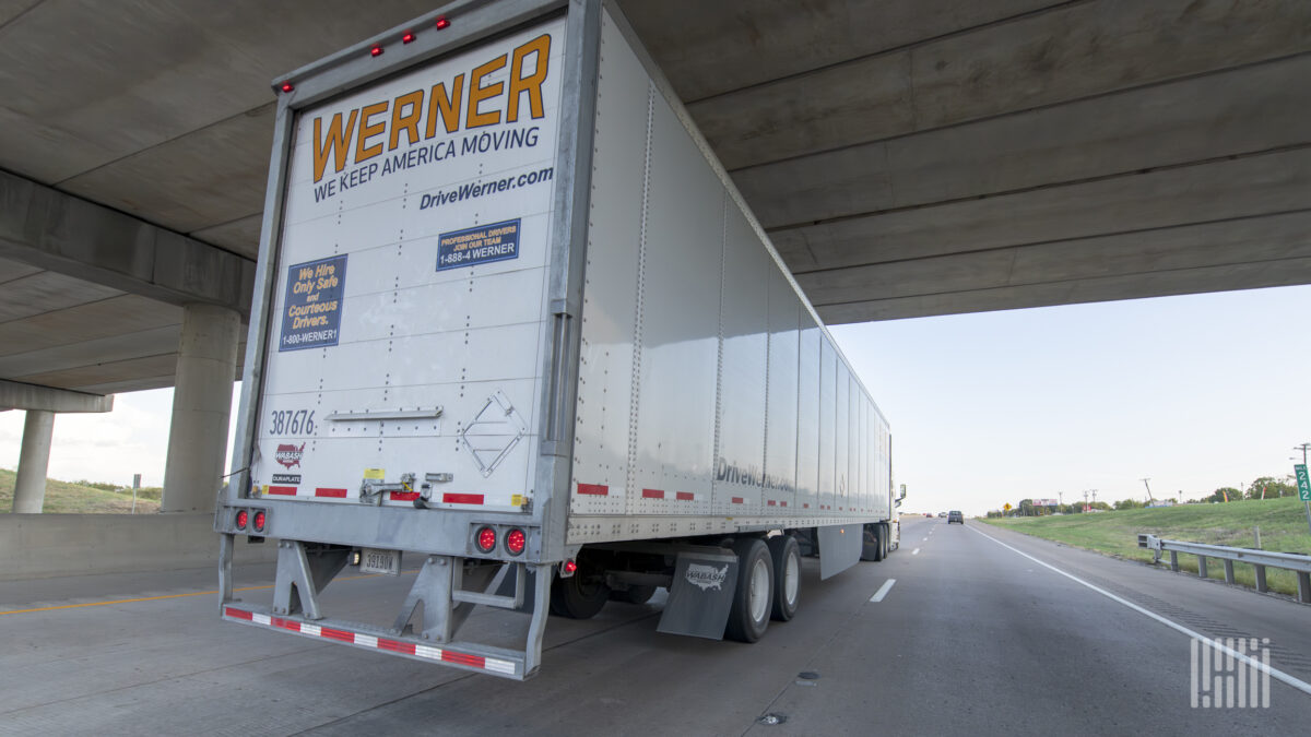 Werner Enterprises says end of downcycle getting closer - Yahoo Finance