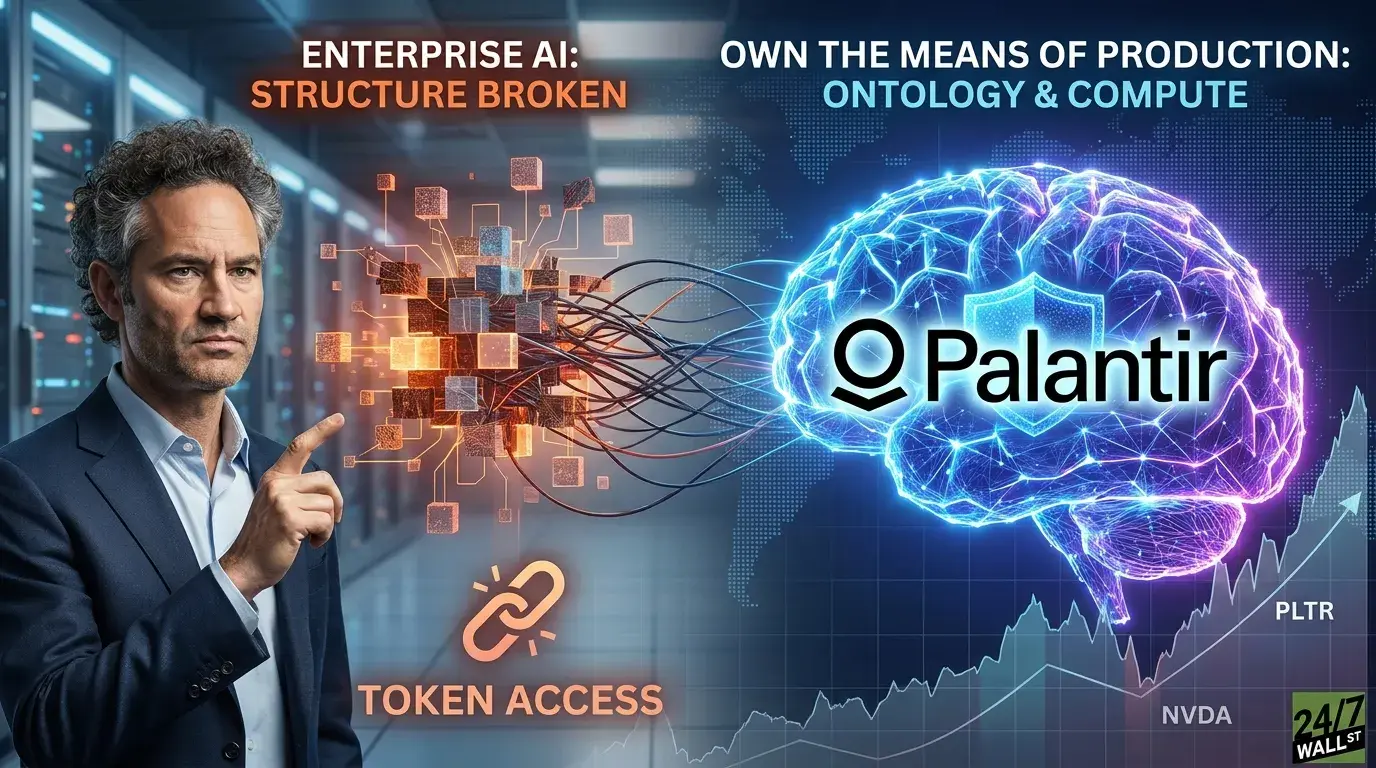 Palantir CEO: "Something Has Gone Completely Wrong" In AI. Alex Karp Says Enterprises Are Paying To Lose Their Competitive Edge
