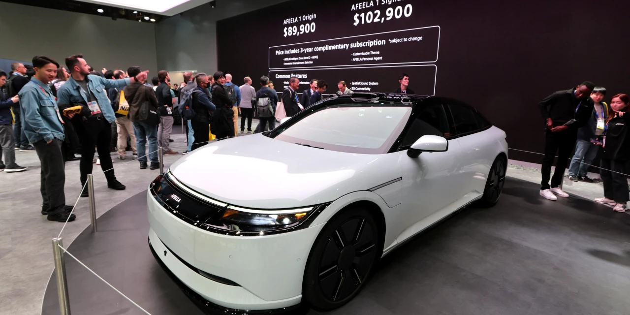 Sony, Honda Put Brakes on Electric-Vehicle JV