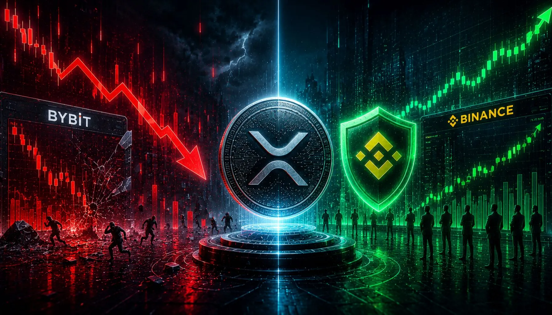 XRP Leverage Flush Hits Bybit While Binance Holds The Line – Analyst Explains Rare Setup