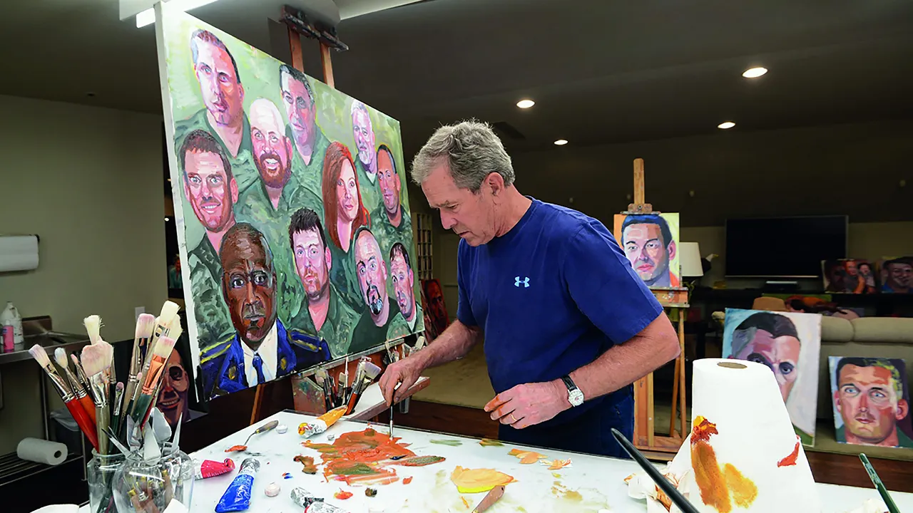 Disney World attraction to feature paintings of veterans by George W. Bush - Fox Business
