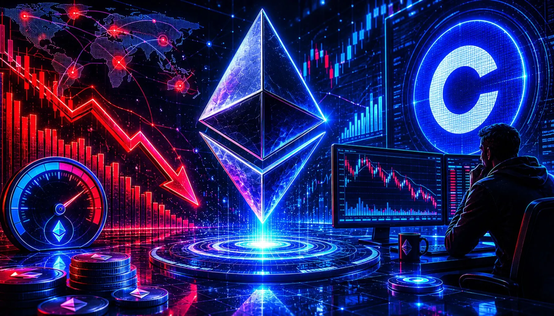 Ethereum Coinbase Premium Hits Lowest Level Since February – Traders Are Watching