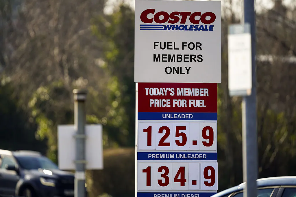 Costco’s gas stations are breaking records as drivers seek cheaper fuel