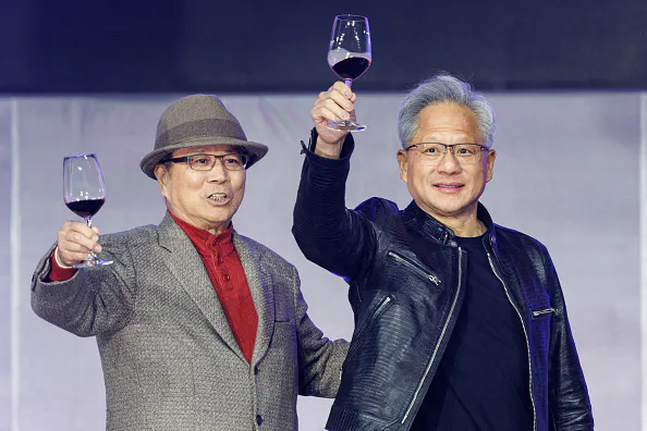 Nvidia’s Jensen Huang says the chip designer is getting closer to selling AI chips to China