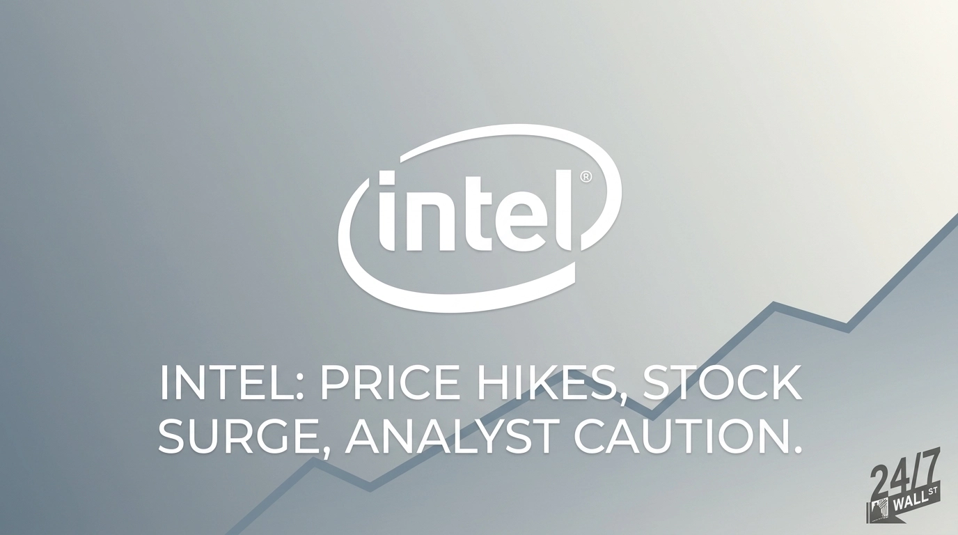 Intel May Raise Chip Prices 10% and the Stock Took Off. Why Most Analysts Still Refuse to Buy.